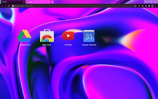 Abstractium - Visperia Chrome theme - Screenshot 3