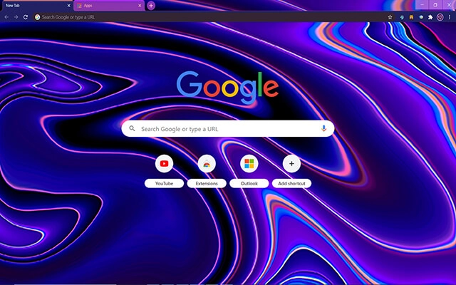 Abstractium - Vutnor Chrome theme - Screenshot 3