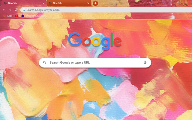 Acrylic Watercolor Chrome theme - Screenshot 2