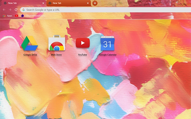 Acrylic Watercolor Chrome theme - Screenshot 3