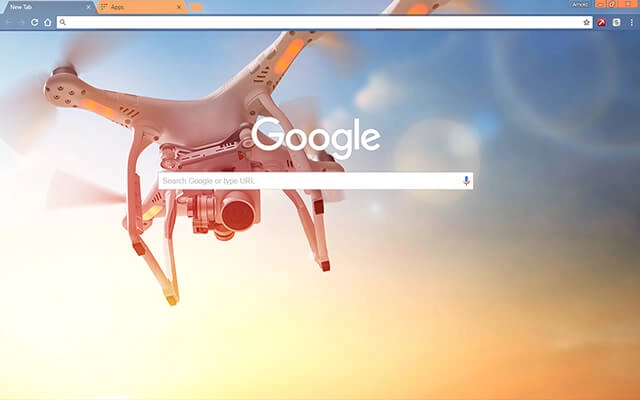 Air Drone Chrome theme - Screenshot 2