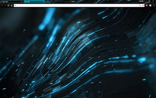 Alien Light Blue Theme