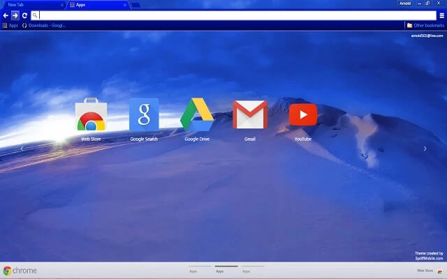 Arctic Ice Chrome theme - Screenshot 2