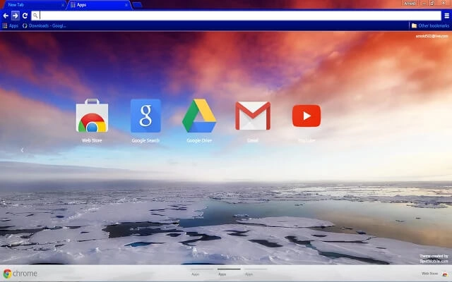 Arctic Sea Ice Chrome theme - Screenshot 2