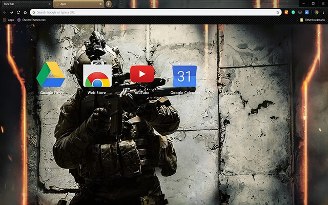 Army Ranger Chrome theme - Screenshot 3