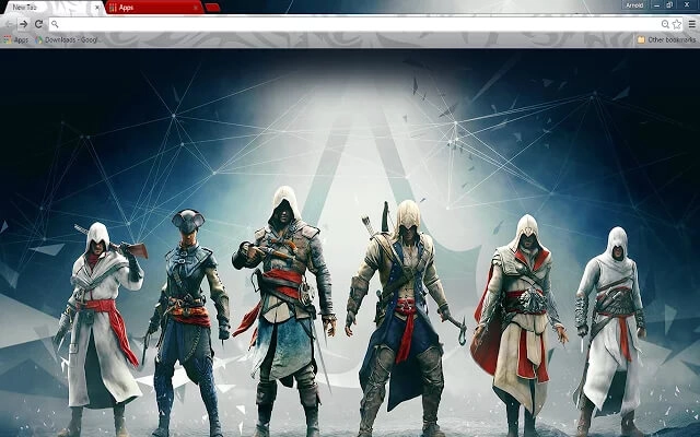 Assassin's Creed Chrome theme - Screenshot 2