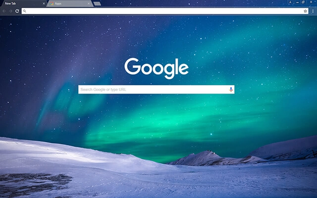 Aurora Chrome theme - Screenshot 2