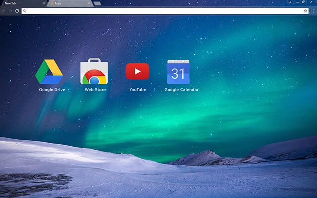 Aurora Chrome theme - Screenshot 3