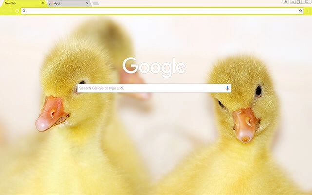 Baby Ducks Chrome theme - Screenshot 2