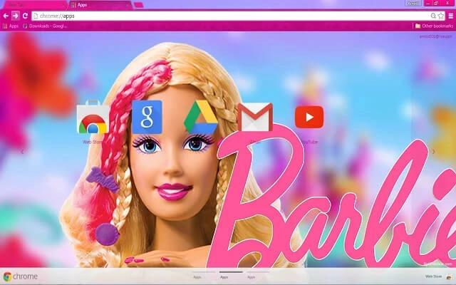 Barbie Chrome theme - Screenshot 2