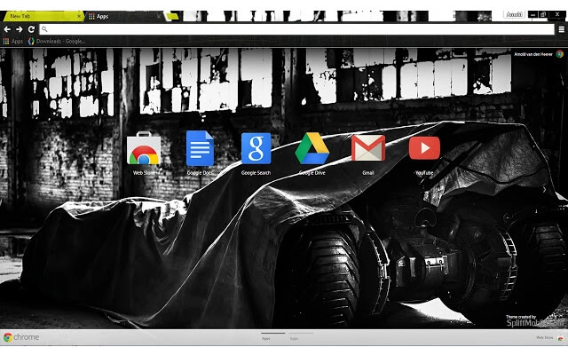 Batman Batmobile Chrome theme - Screenshot 3