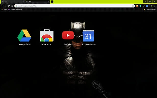 Batman Black Chrome theme - Screenshot 3