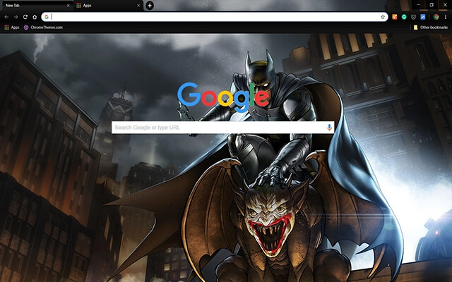 Batman Enemy Within Chrome theme - Screenshot 2