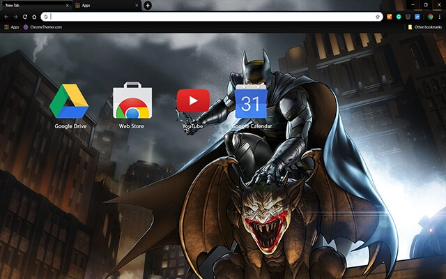 Batman Enemy Within Chrome theme - Screenshot 3