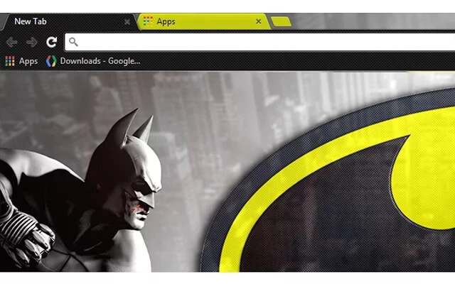 Batman Chrome theme - Screenshot 2