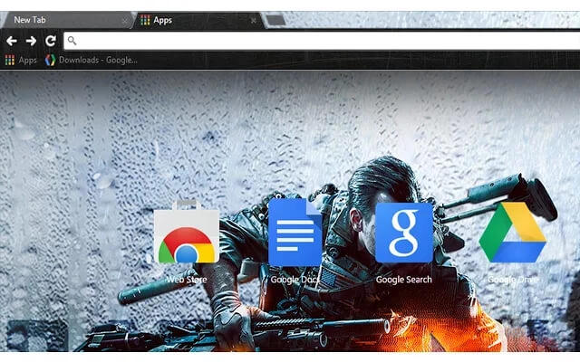 Battlefield 4 Storm Chrome theme - Screenshot 2