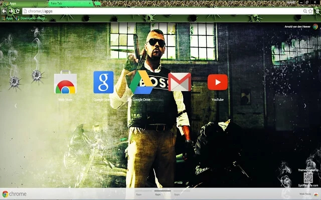 Battlefield Hardline Boss Chrome theme - Screenshot 3