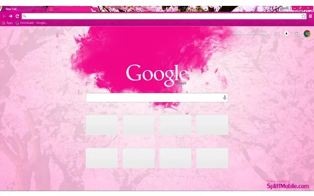 Beautiful Pink Chrome theme - Screenshot 3