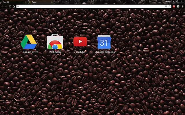 Black Coffee Chrome theme - Screenshot 3