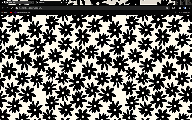 Black Flowers Theme