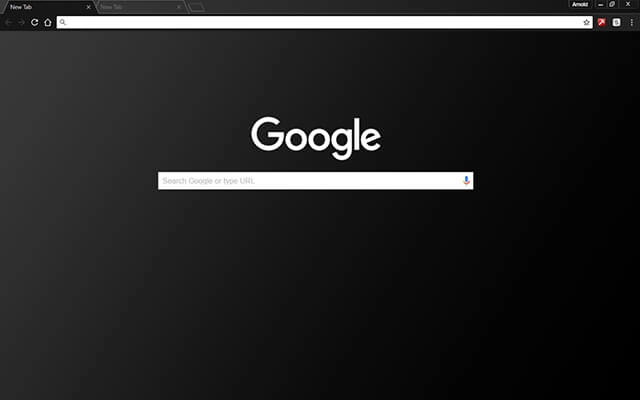 Black Matte Chrome theme - Screenshot 2