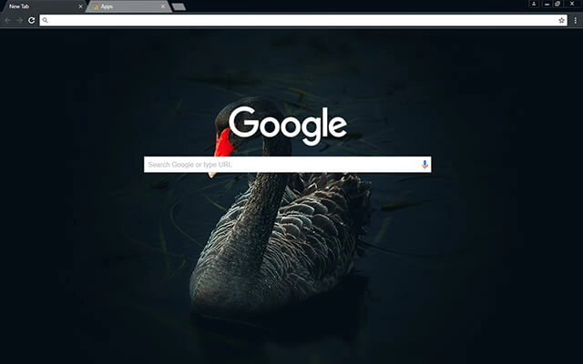 Black Swan Chrome theme - Screenshot 2
