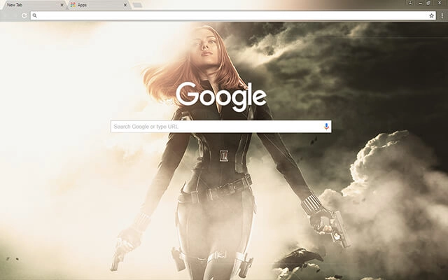 Black Widow Chrome theme - Screenshot 2