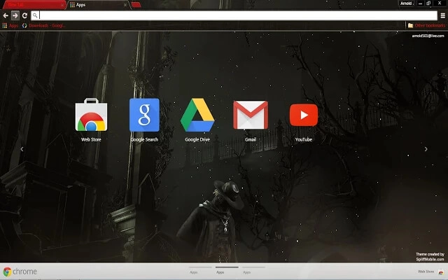 Bloodborne Chrome theme - Screenshot 2