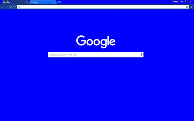 Blue Bloo Chrome theme - Screenshot 2