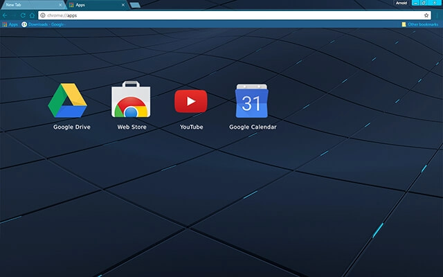 Blue Byte Chrome theme - Screenshot 3