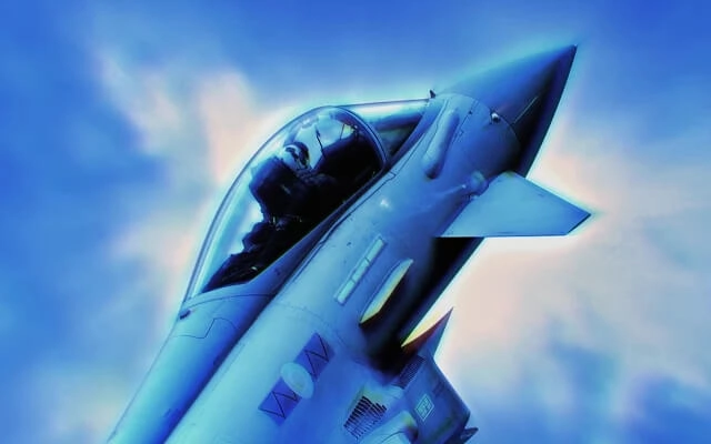 Blue Fighter Jet Theme