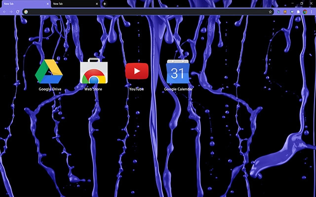 Blue Paint Chrome theme - Screenshot 3