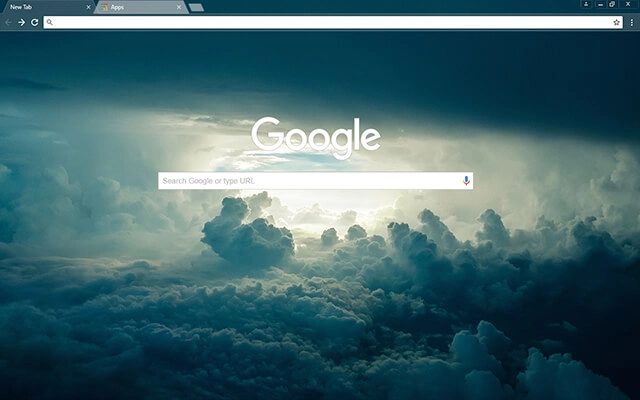 Blue Skies Chrome theme - Screenshot 2