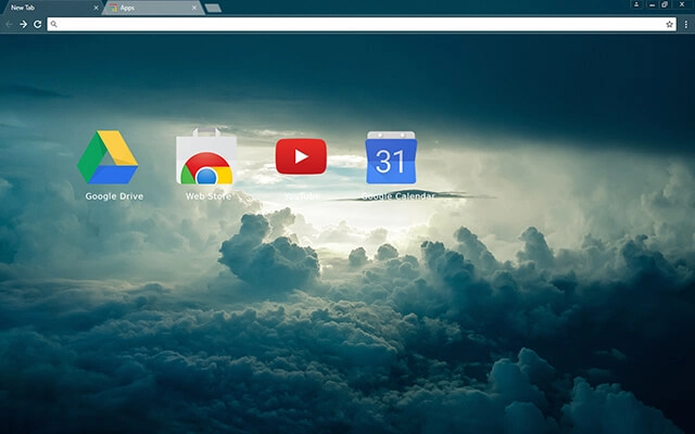 Blue Skies Chrome theme - Screenshot 3