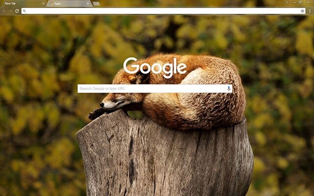 Brown Fox Chrome theme - Screenshot 2