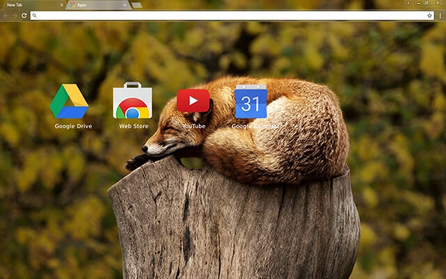 Brown Fox Chrome theme - Screenshot 3
