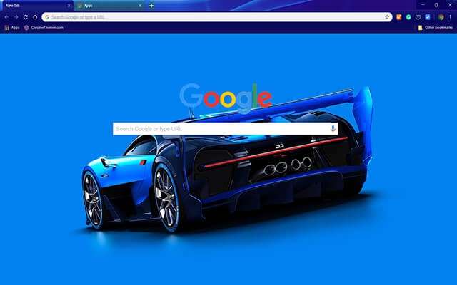 Bugatti Vision Chrome theme - Screenshot 2