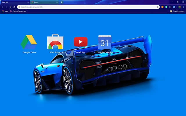 Bugatti Vision Chrome theme - Screenshot 3