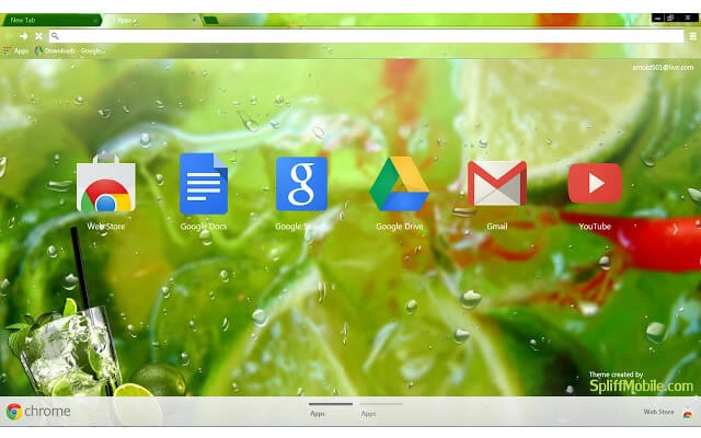 Caipirinha Chrome theme - Screenshot 3