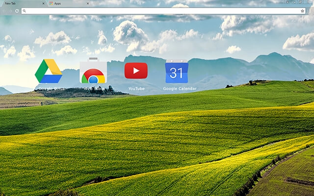 Canola Fields Chrome theme - Screenshot 3