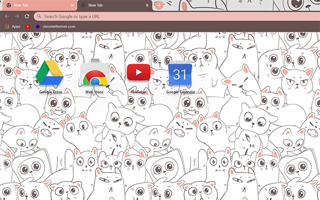 Cartoon Cats Chrome theme - Screenshot 3