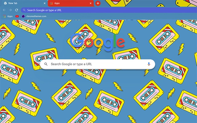 Casette Tapes Chrome theme - Screenshot 2