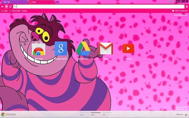 Cheshire Cat Chrome theme - Screenshot 2