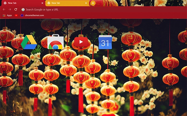 Chinese New Year Chrome theme - Screenshot 3