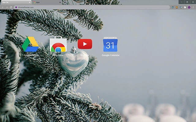 Christmas for One Chrome theme - Screenshot 3