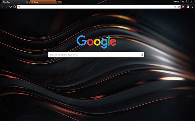 Chromatic Copper Chrome theme - Screenshot 2