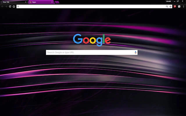 Chromatic Purple Chrome theme - Screenshot 2