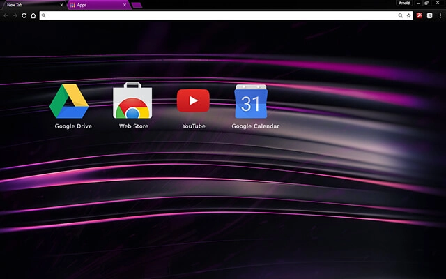 Chromatic Purple Chrome theme - Screenshot 3