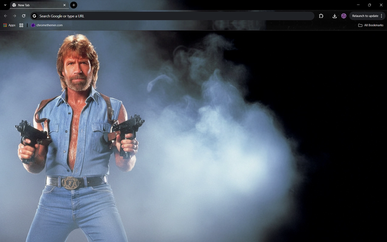 Chuck Norris Chrome theme - Screenshot 2