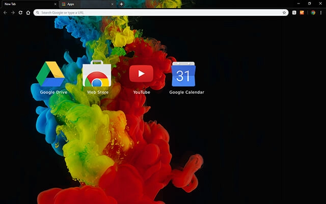 Color Abstraction Chrome theme - Screenshot 3